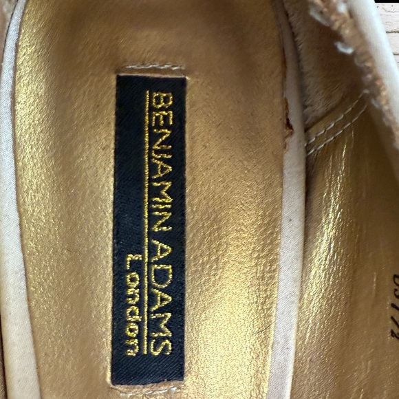 Benjamin Adams London Platform Bridal Heels Pump -Size 7.5 or 38 - Picture 12 of 14